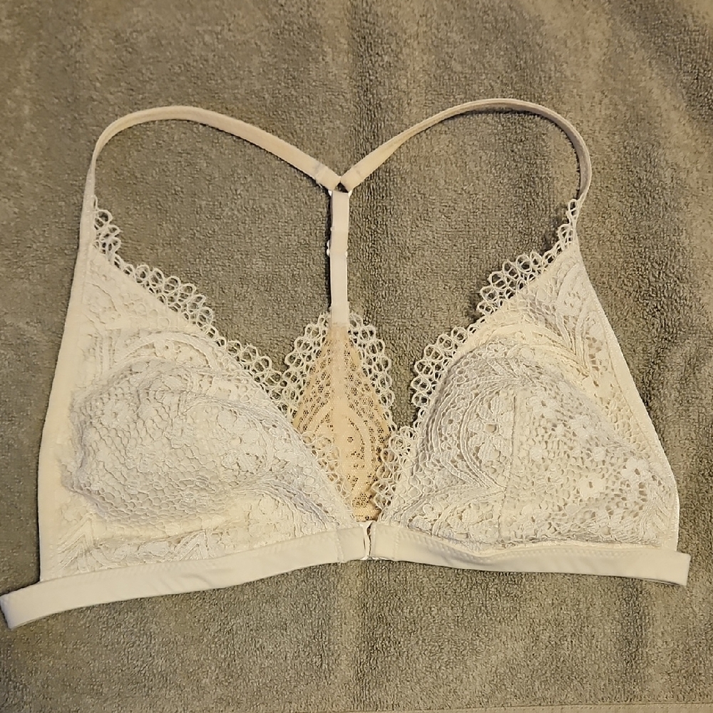 Victoria's Secret White Lace Bralette